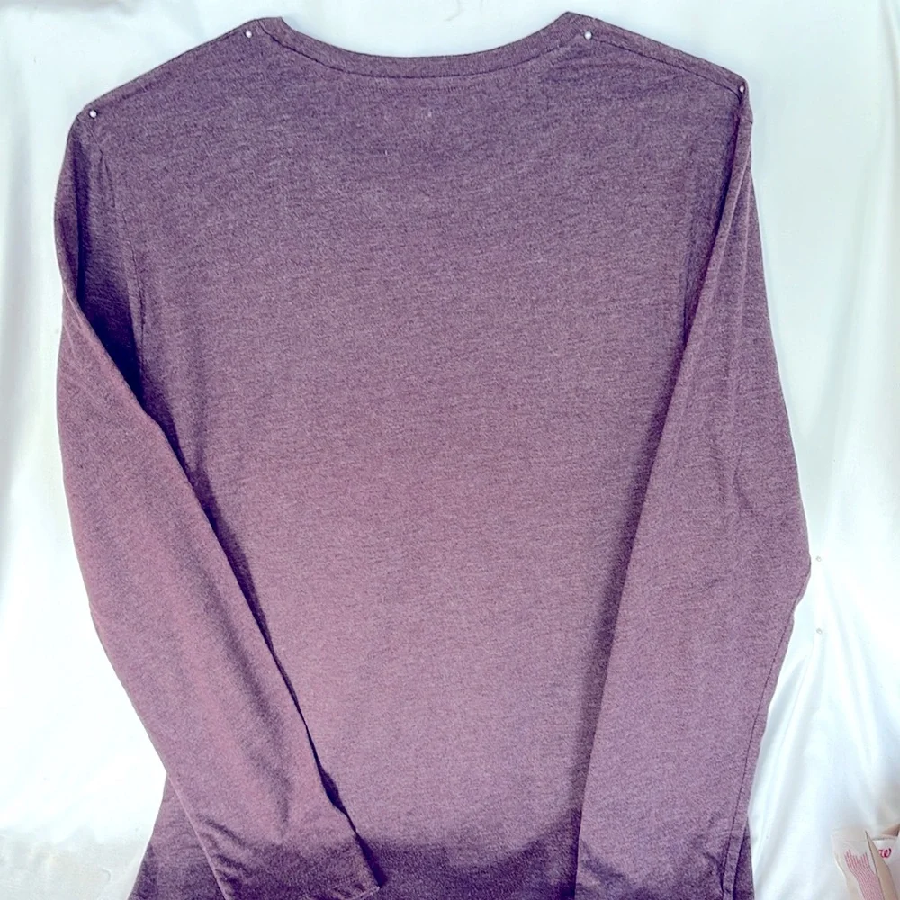 Pre-Owned  ASOS Men’s Long Sleeve Size M - Burgundy - Picture 4 of 13